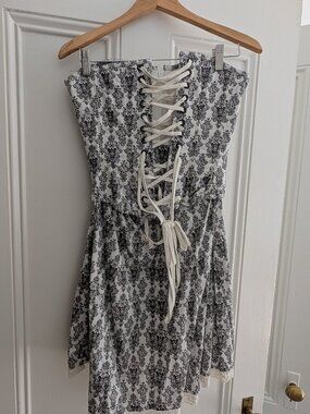 Vintage Handmade Artist Alley Corset Dress